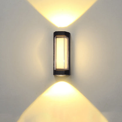 Simplicity Down Luminous LED Waterproof Wall Sconce Lamp