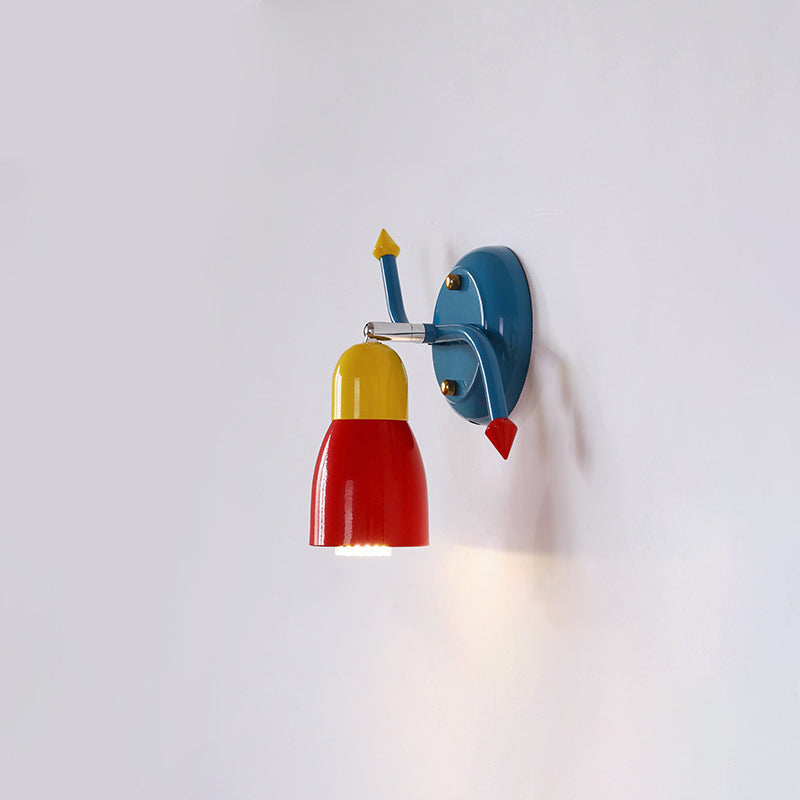 Creative Iron Arrow 1-Light Rocker Arm Wall Sconce Lamp