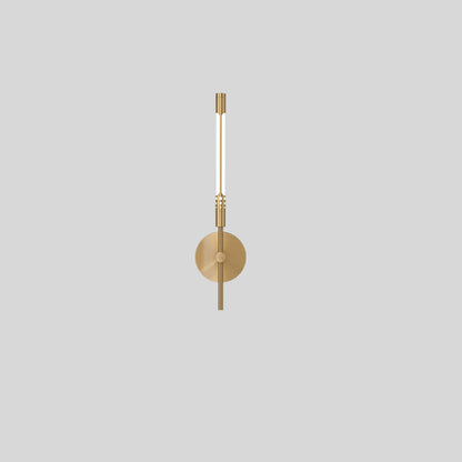 Light Luxury Cylindrical All-copper LED Wall Sconce Lamp