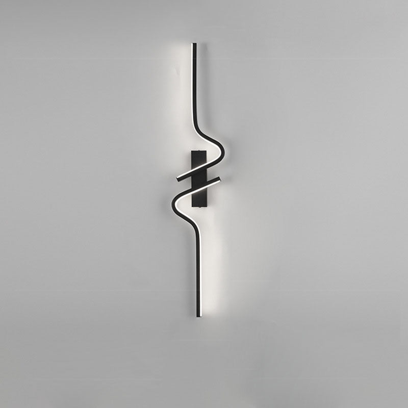 Creative Strip Aluminum Silicon Gel LED Wall Sconce Lamp