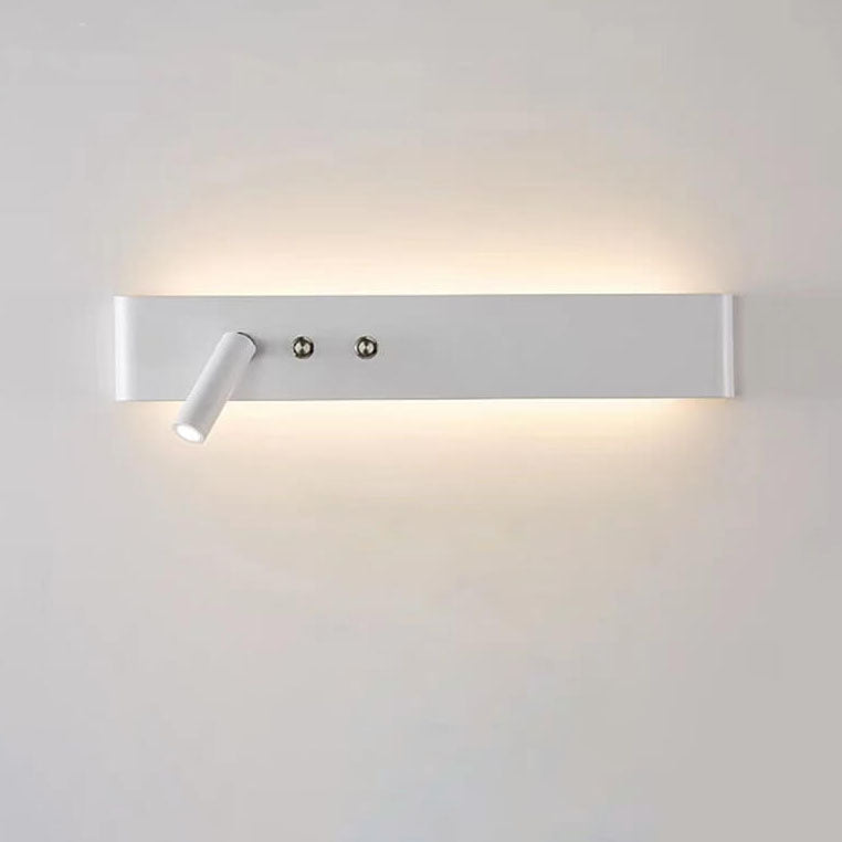Minimalist Rectangular Aluminum Iron LED Wall Sconce Lamp
