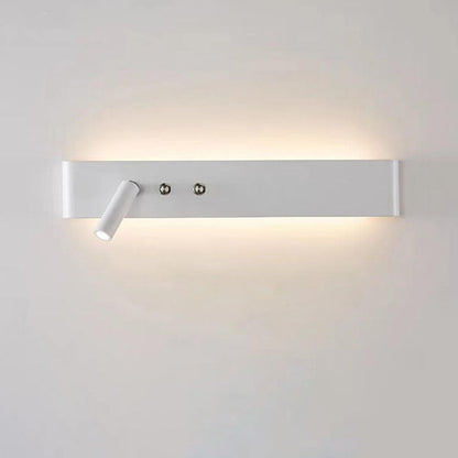Minimalist Rectangular Aluminum Iron LED Wall Sconce Lamp