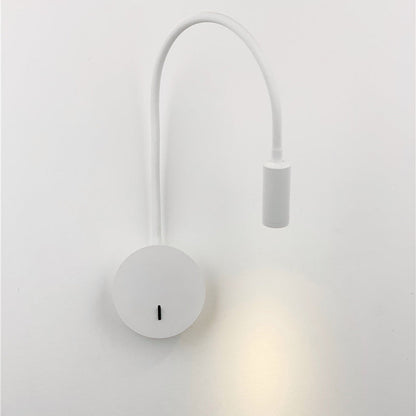 Nordic Round Retractable Bent Iron LED Wall Sconce Lamp
