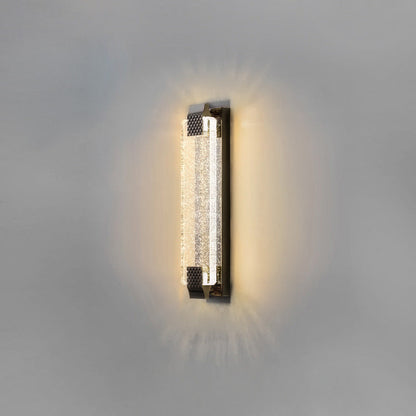 Dazzling Crystal Shade Stainless Steel LED Wall Sconce Lamp