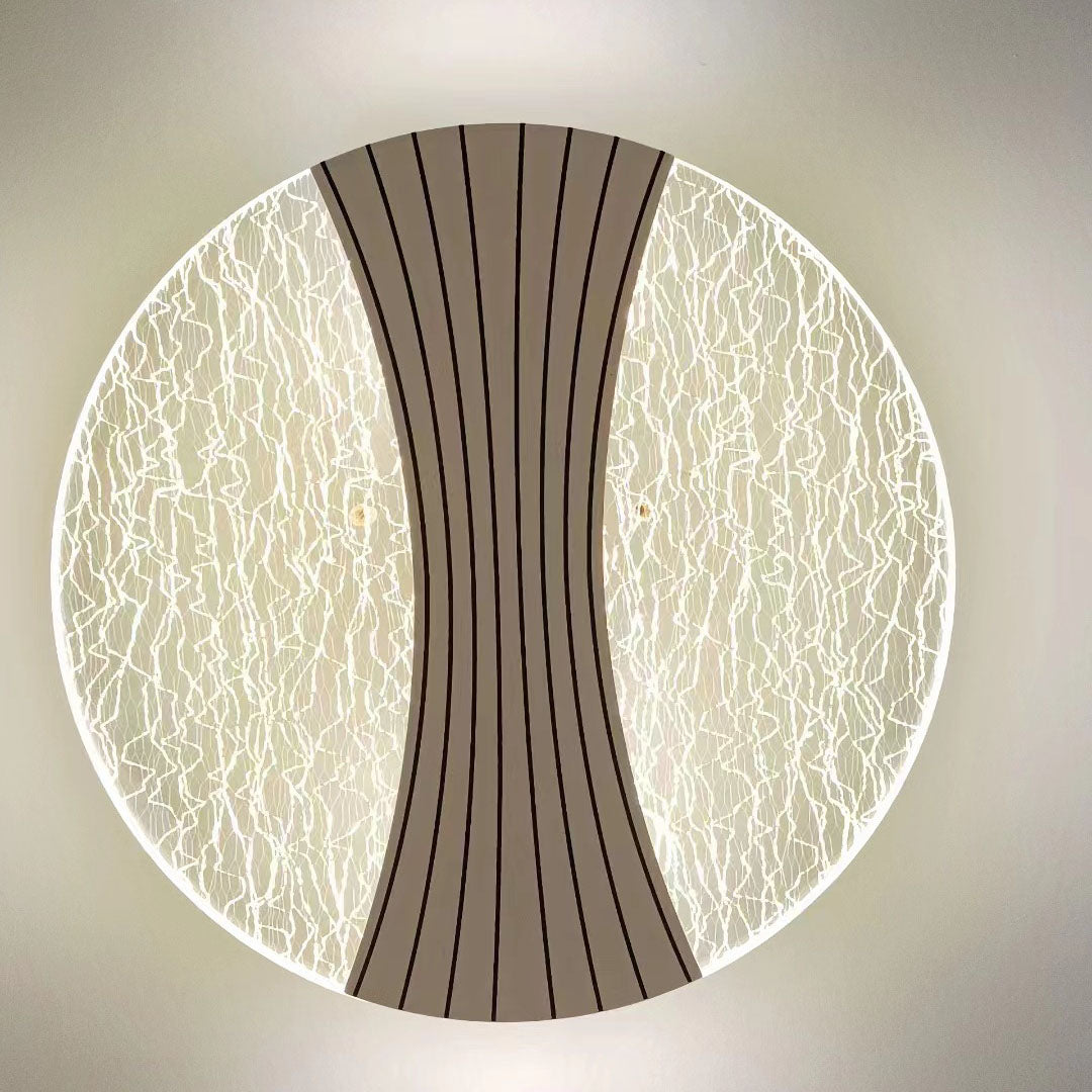Round Diamond Hardware Acrylic LED Wall Sconce Lamp