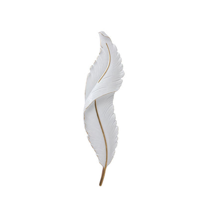Resin Peacock Feather LED Waterproof Wall Sconce Lamp