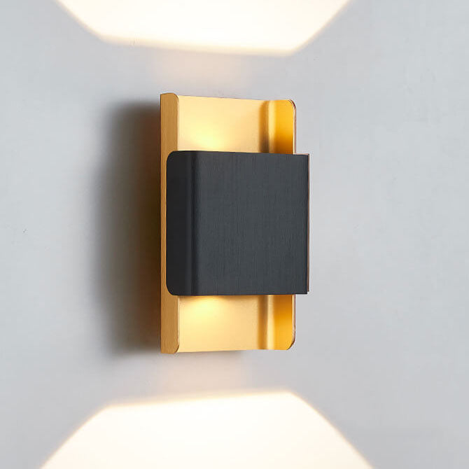 Rectangular Double-headed Aluminum LED COB Wall Sconce Lamp