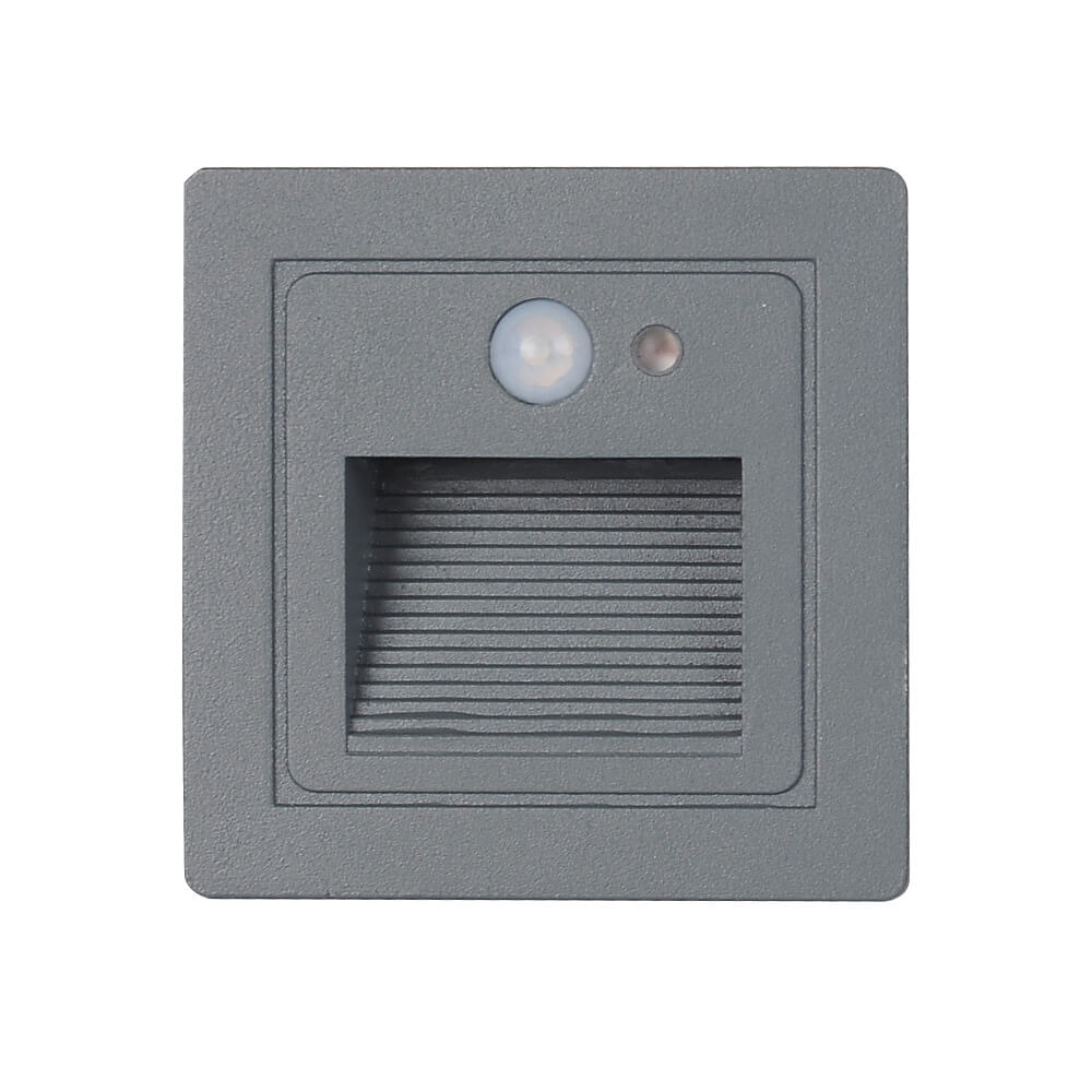 Iron Glass Step Light LED Flush Mount Wall Sconce Lamp
