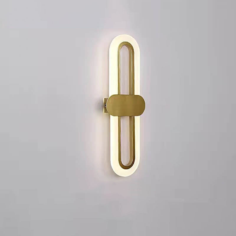 Circular Ring Acrylic Aluminum LED Wall Sconce Lamp