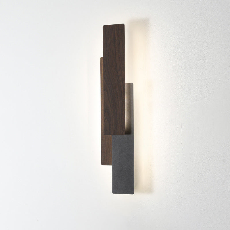 Simplicity Geometric Iron Rectangular LED Wall Sconce Lamp