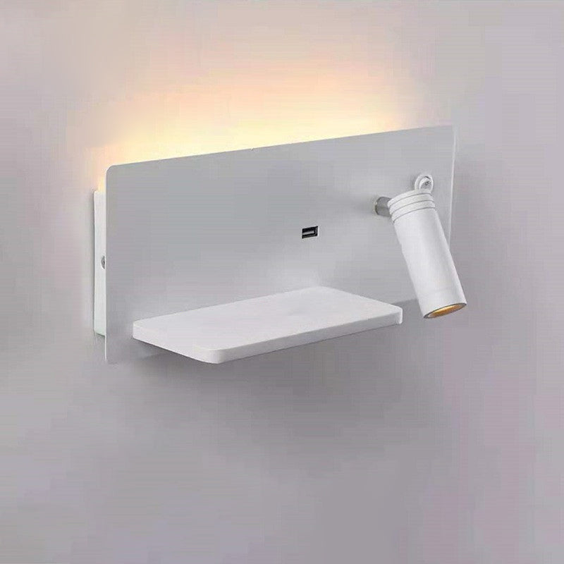Rectangular LED Rotatable Spotlight Wall Sconce Lamp