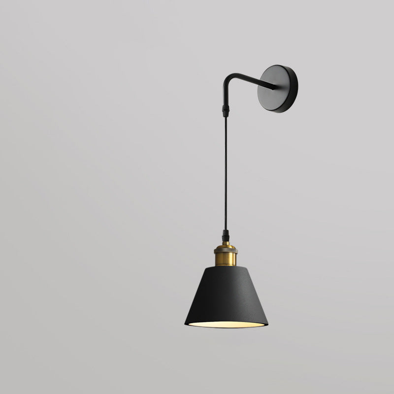 Scandinavian Cone Aluminum Iron 1-Light Wall Sconce Lamp