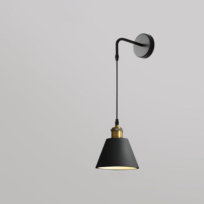 Scandinavian Cone Aluminum Iron 1-Light Wall Sconce Lamp