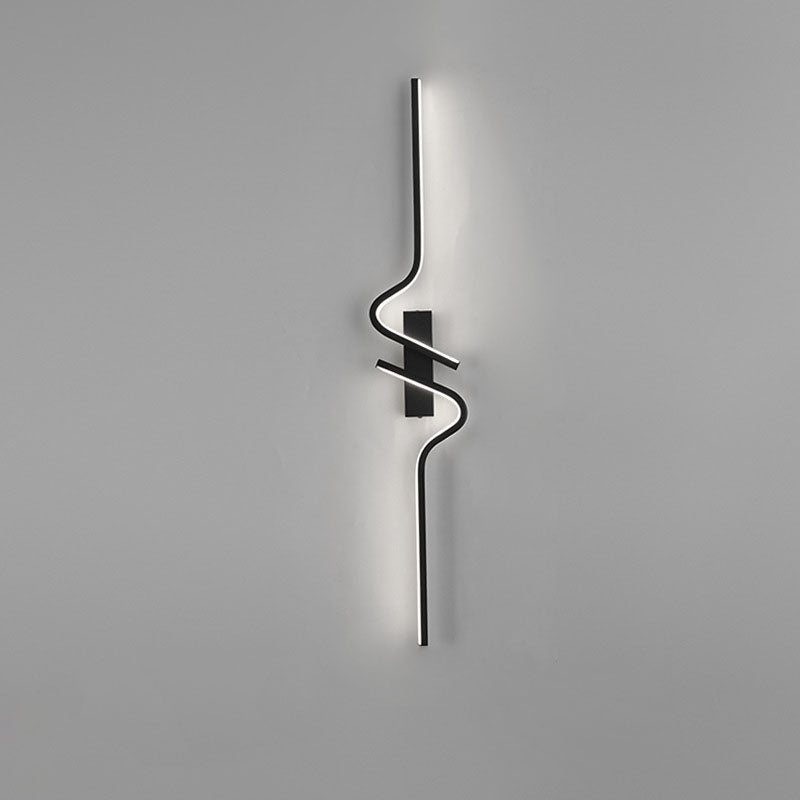 Creative Strip Aluminum Silicon Gel LED Wall Sconce Lamp