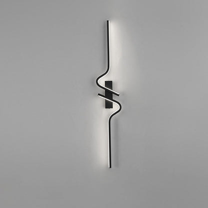 Creative Strip Aluminum Silicon Gel LED Wall Sconce Lamp