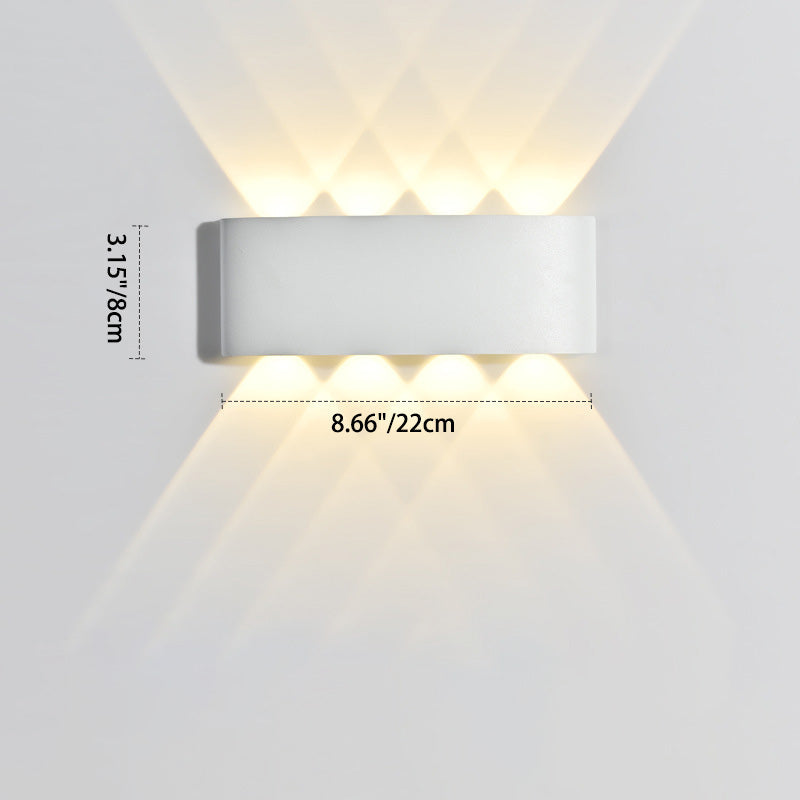 Waterproof Aluminium Iron Acrylic LED Wall Sconce Lamp