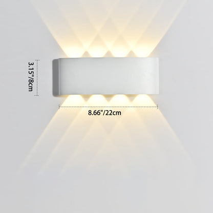 Waterproof Aluminium Iron Acrylic LED Wall Sconce Lamp