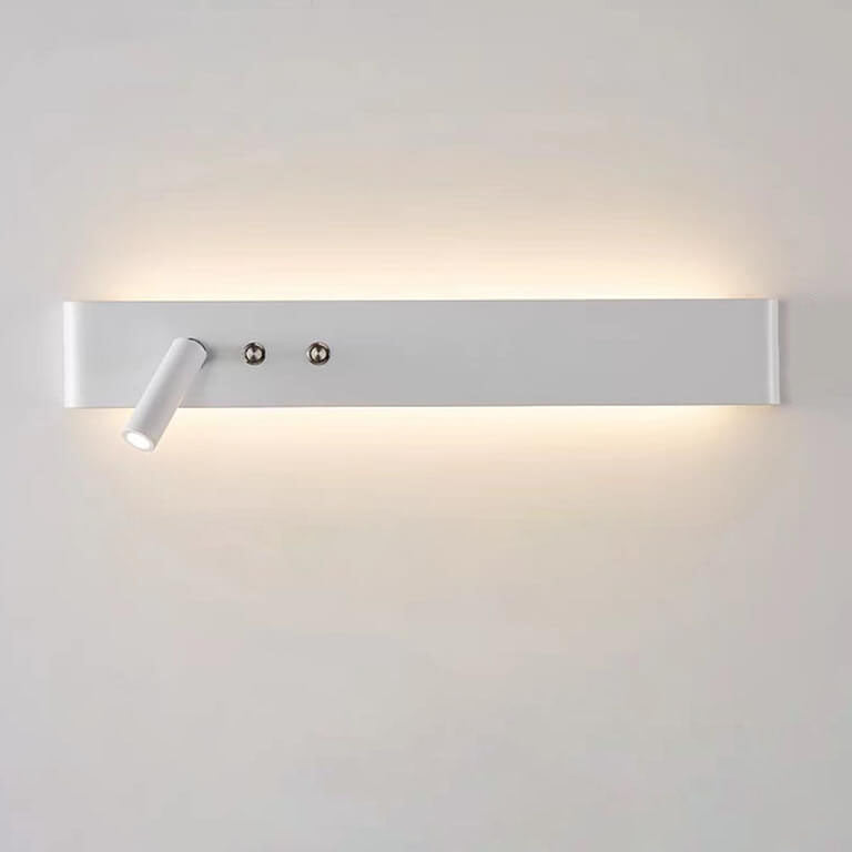 Minimalist Rectangular Aluminum Iron LED Wall Sconce Lamp