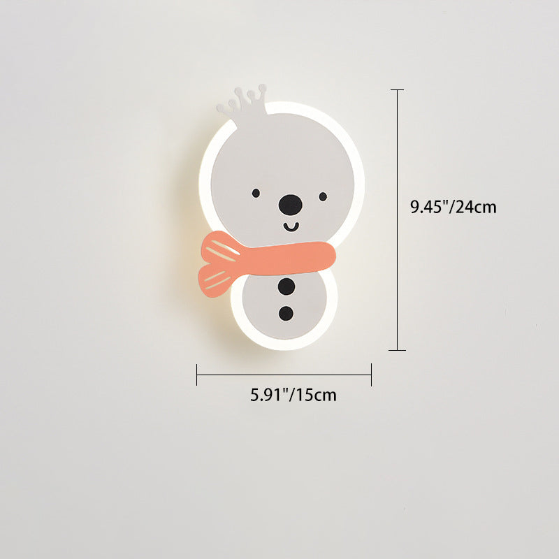 Acrylic Fairy Astronaut Iron LED Kids Wall Sconce Lamp
