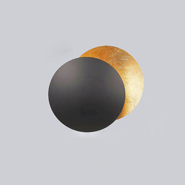 Modern Simplicity Alloy Round LED Wall Sconce Lamp