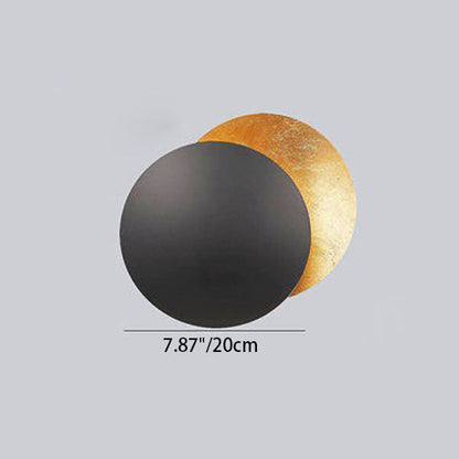 Modern Simplicity Alloy Round LED Wall Sconce Lamp