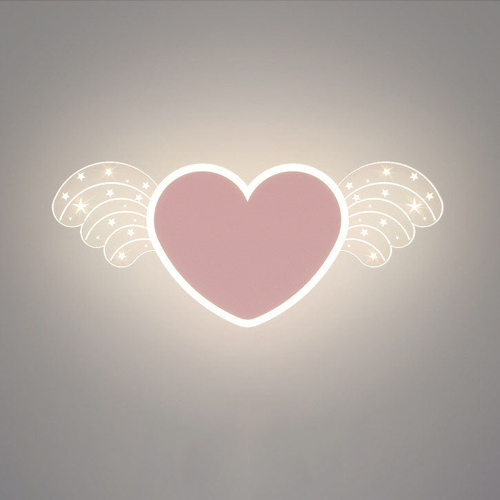 Creative Rabbit Planet Acrylic Iron LED Wall Sconce Lamp