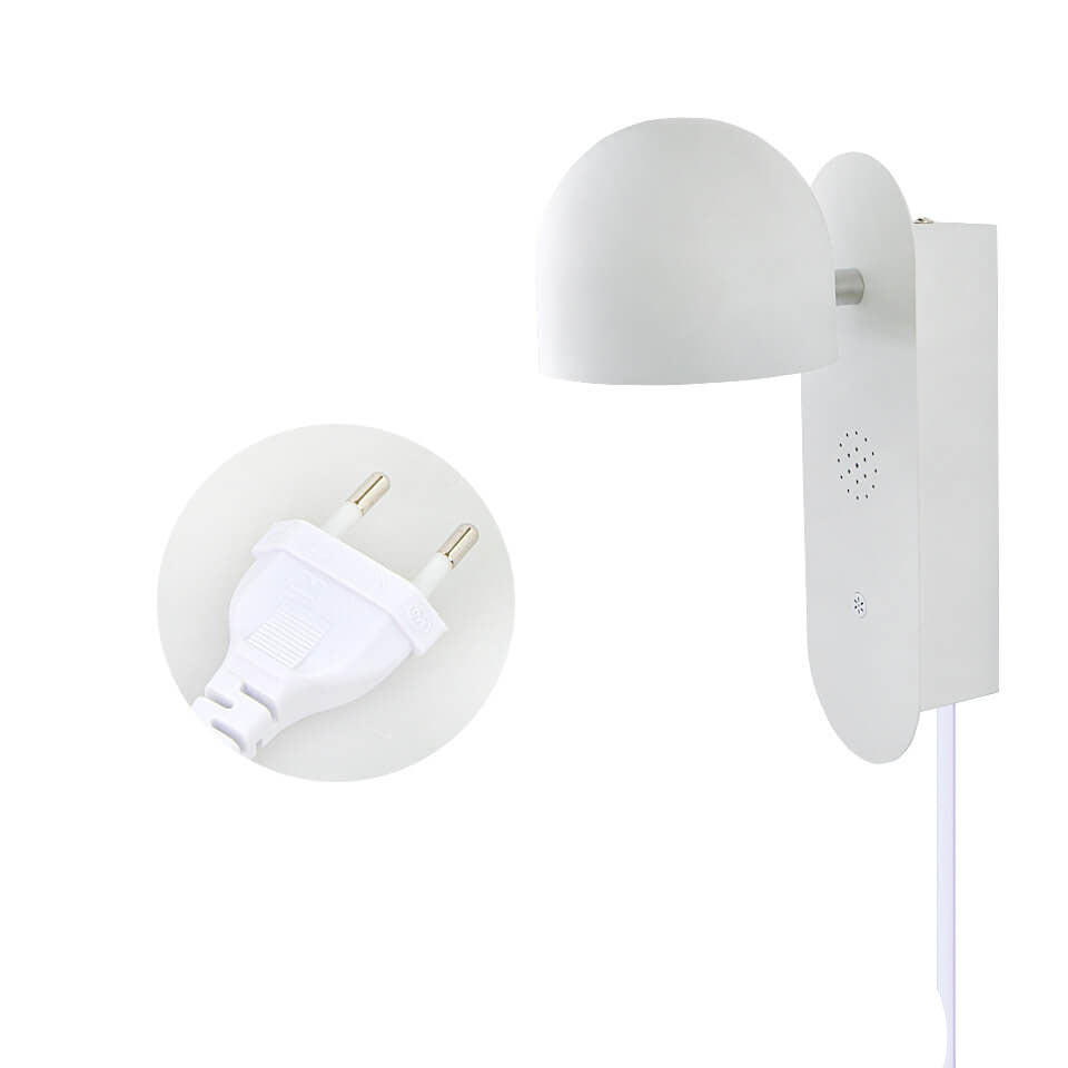 Solid Round Head Voice Control Acrylic LED Wall Sconce Lamp