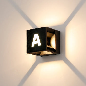 Simplicity LED Solar Waterproof Outdoor Wall Sconce Lamp