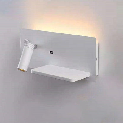 Rectangular LED Rotatable Spotlight Wall Sconce Lamp