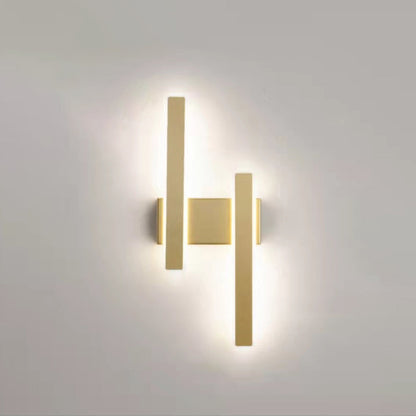 Geometric Strip Acrylic Hardware LED Wall Sconce Lamp