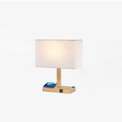 Modern Rectangular Iron Table Lamp