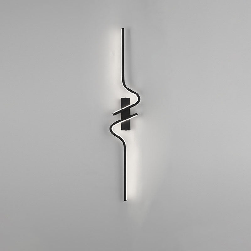 Creative Strip Aluminum Silicon Gel LED Wall Sconce Lamp