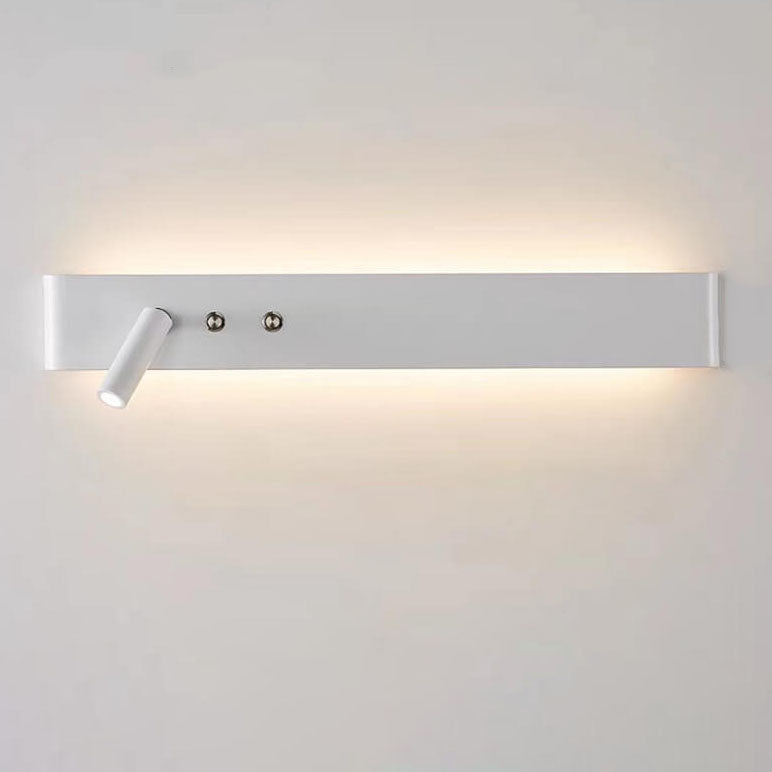 Minimalist Rectangular Aluminum Iron LED Wall Sconce Lamp