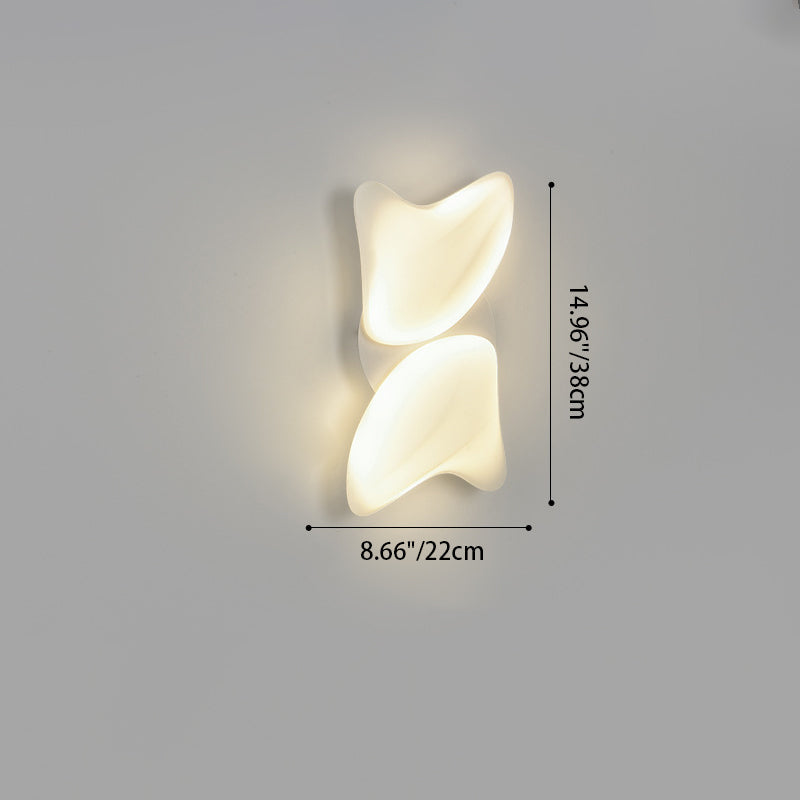 Creative PE Geometric Shade Hardware LED Wall Sconce Lamp