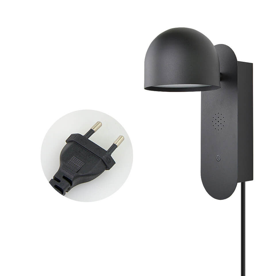 Solid Round Head Voice Control Acrylic LED Wall Sconce Lamp