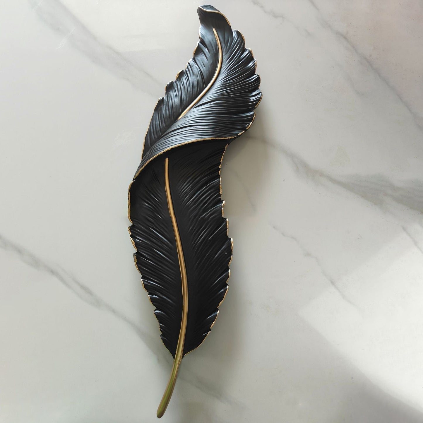 Resin Peacock Feather LED Waterproof Wall Sconce Lamp