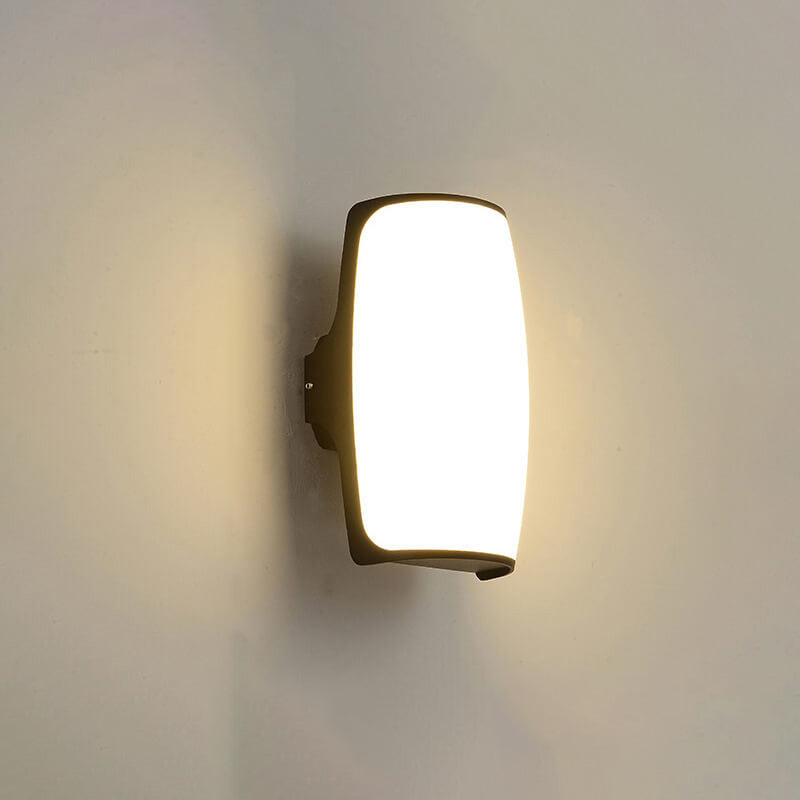 Geometry Aluminum Outdoor Waterproof LED Wall Sconce Lamp