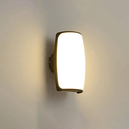 Geometry Aluminum Outdoor Waterproof LED Wall Sconce Lamp
