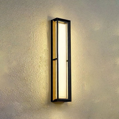 Aluminum Acrylic Shade LED Waterproof Wall Sconce Lamp