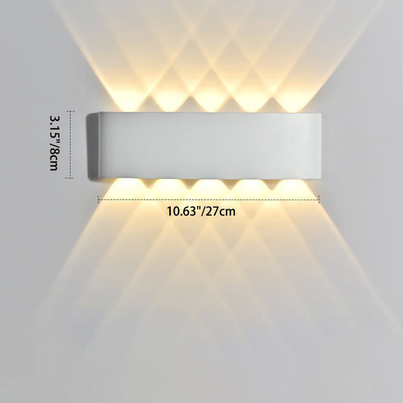 Waterproof Aluminium Iron Acrylic LED Wall Sconce Lamp