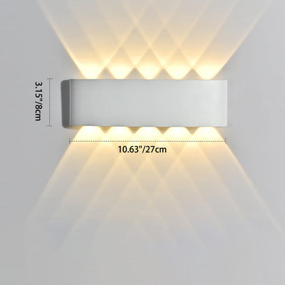 Waterproof Aluminium Iron Acrylic LED Wall Sconce Lamp