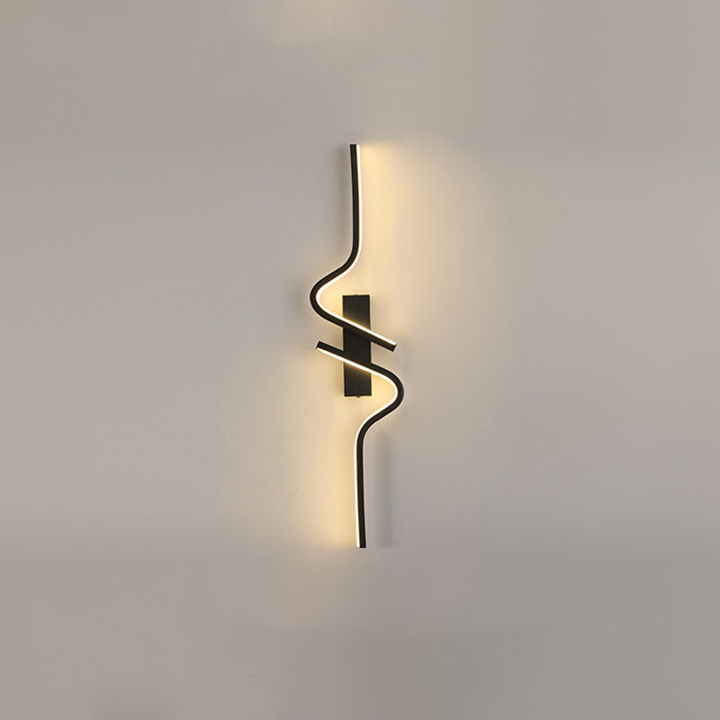 Creative Strip Aluminum Silicon Gel LED Wall Sconce Lamp