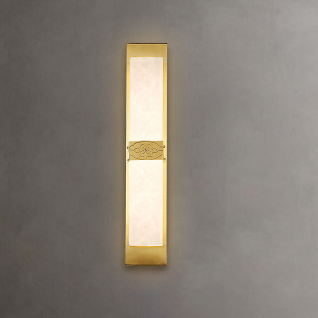 Chinese Strip Chinese Knot Cymbidium LED Wall Sconce Lamp