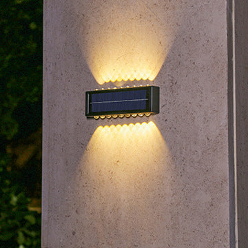 Simplicity Rectangular ABS PVC LED Wall Sconce Lamp