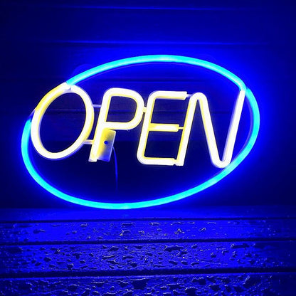 Deco PS OPEN LED Outdoor Hanging Neon Wall Sconce Lamp