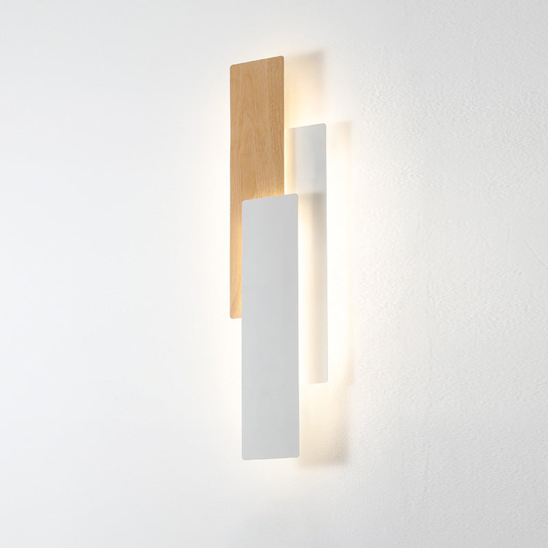 Simplicity Geometric Iron Rectangular LED Wall Sconce Lamp