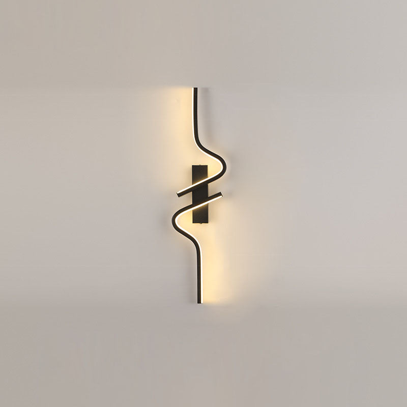 Creative Strip Aluminum Silicon Gel LED Wall Sconce Lamp