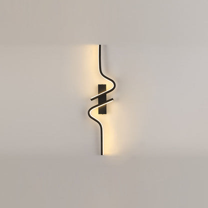 Creative Strip Aluminum Silicon Gel LED Wall Sconce Lamp