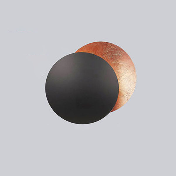 Modern Simplicity Alloy Round LED Wall Sconce Lamp