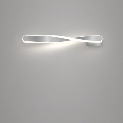 Spiral Long Aluminum Silicone LED Wall Sconce Lamp